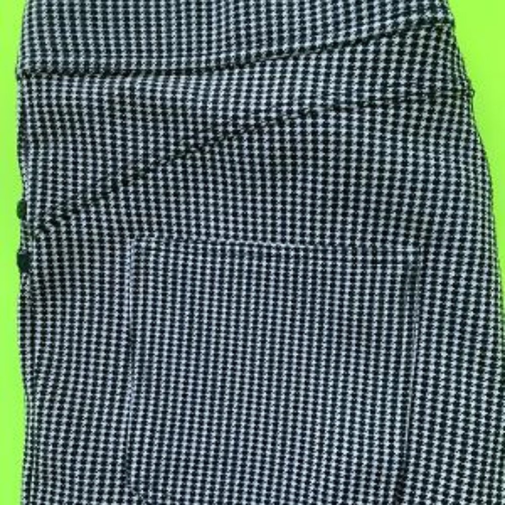 Sanctuary Black and White Plaid Pant